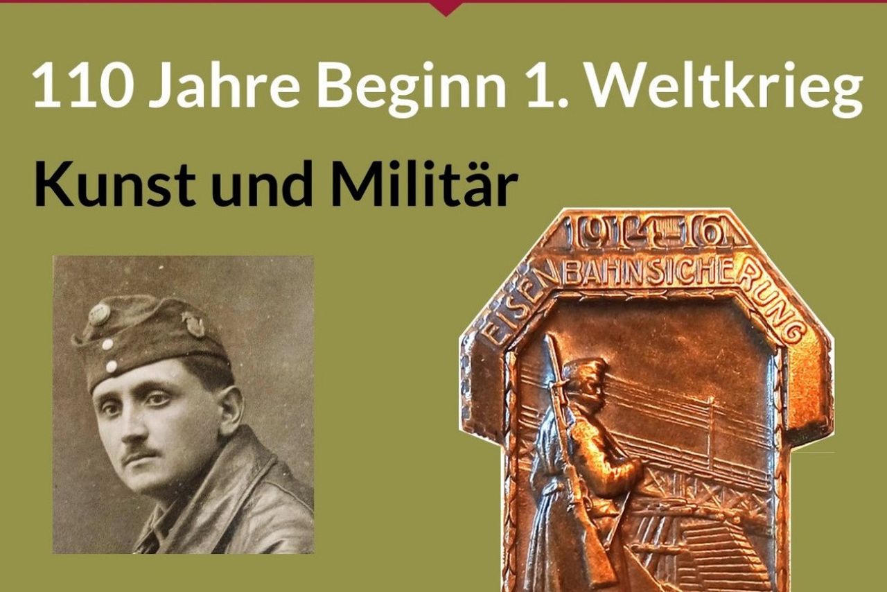 Museum Mödling, 110 Jahre Beginn 1. Weltkrieg, Ausstellungsplakat, Ausschnitt